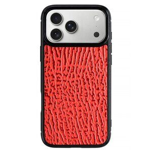 Fire Dance iPhone 17 Pro / Pro Max Shark Leather Case – Handmade Luxury